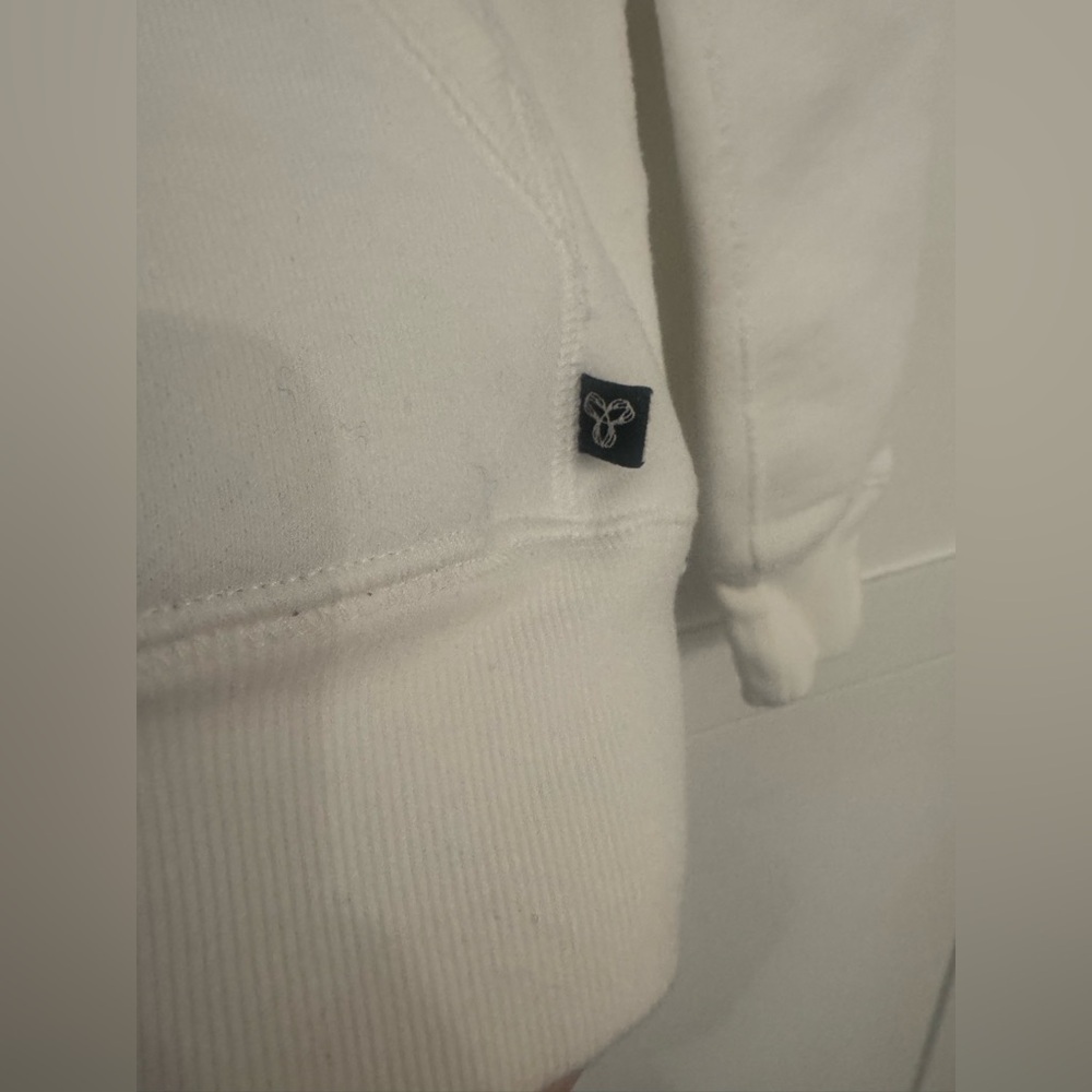 TNA Cream Hoodie Sweater with Black Design - Picture 7 of 9